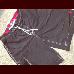 Polo swim trunks